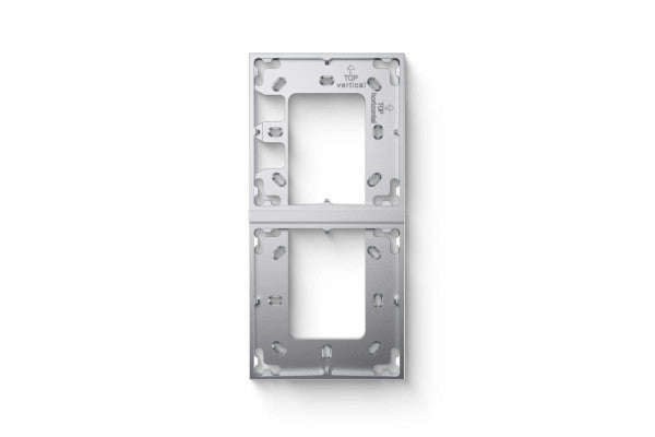 Montagerahmen 2-fach Silber