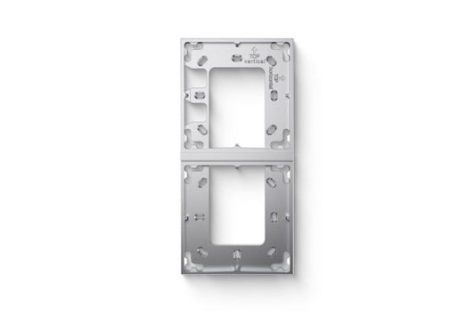Montagerahmen 2-fach Silber